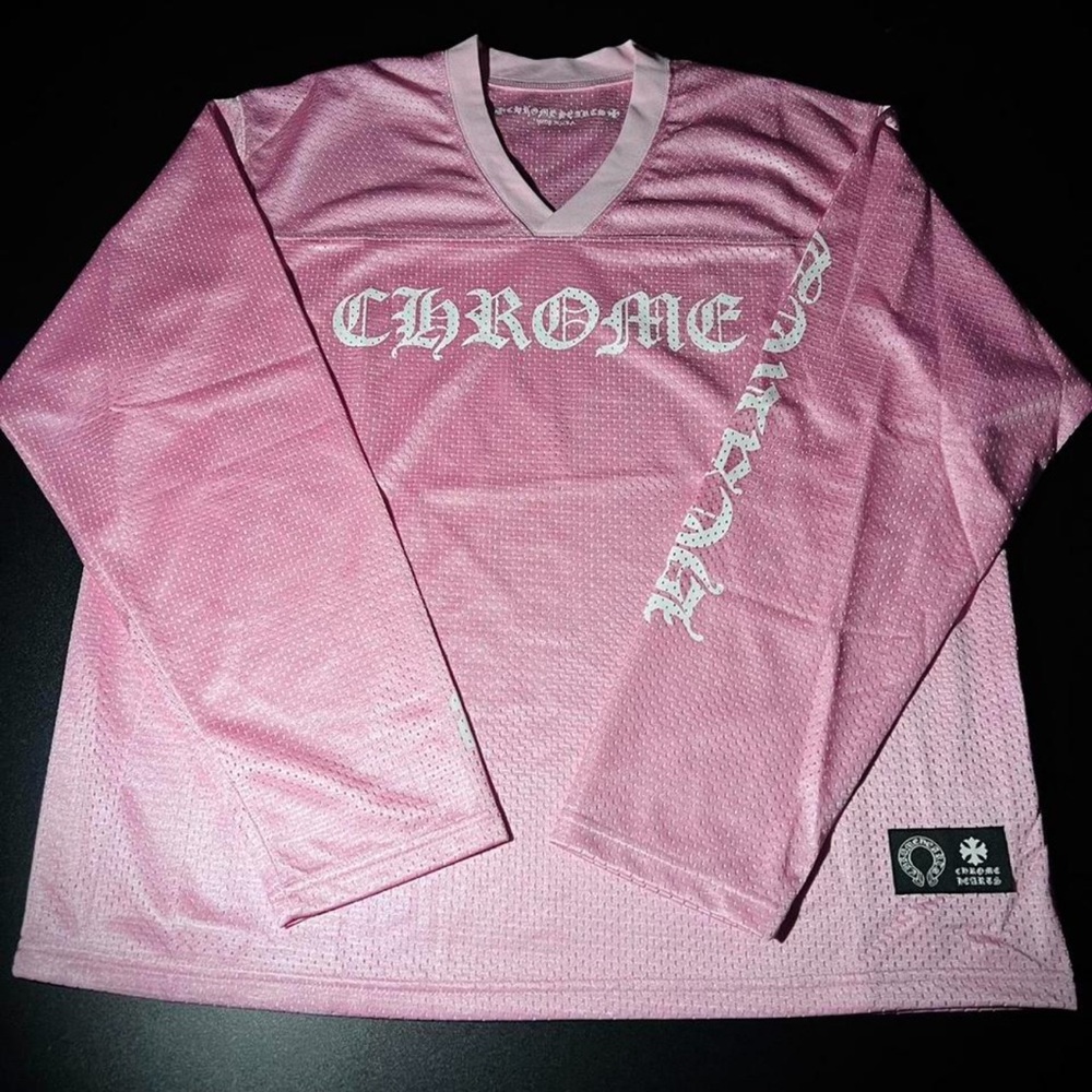 Chrome hearts pink jersey